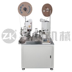 Double Wire Stripping and Crimping Machine