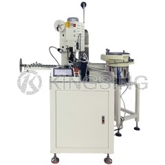 Automatic One-sided Wire Crimping and Sleeve Insertion Machine