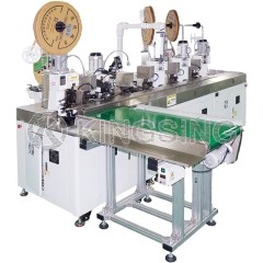 Automatic Multi-wire copper Tape Crimping and Heat Shrinkable Tube Terminal Machine
