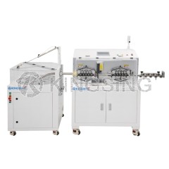 Automatic Cable Stripping Machine With Coiling Machine
