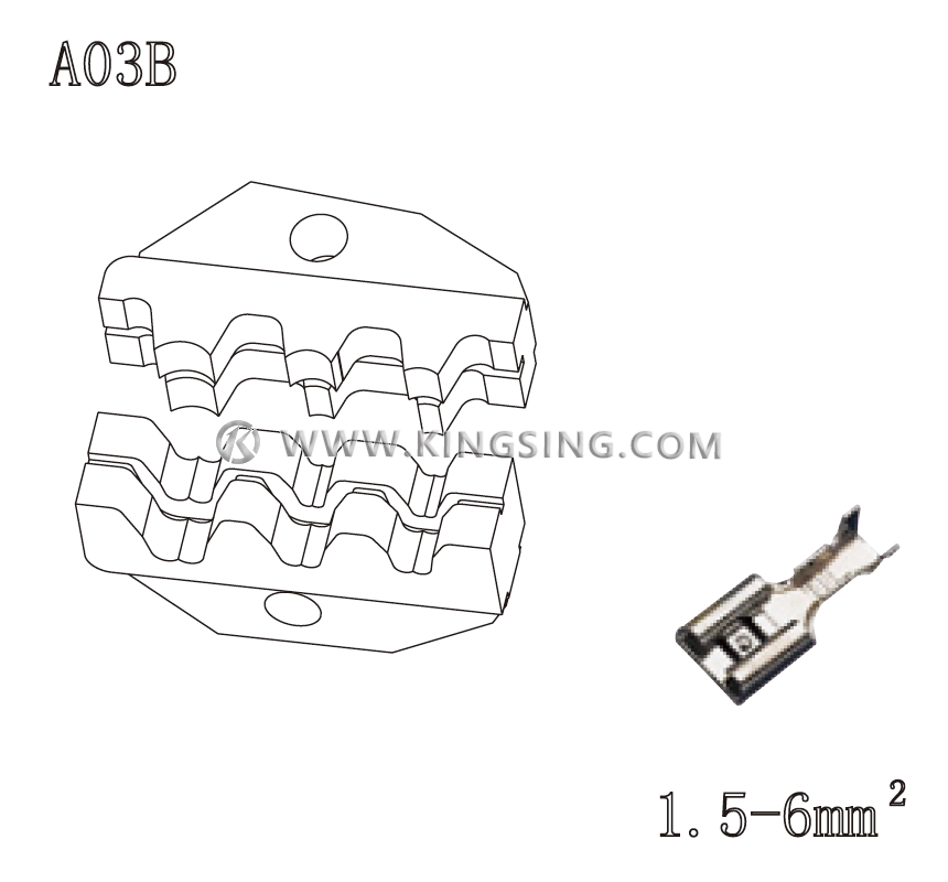terminal crimping die
