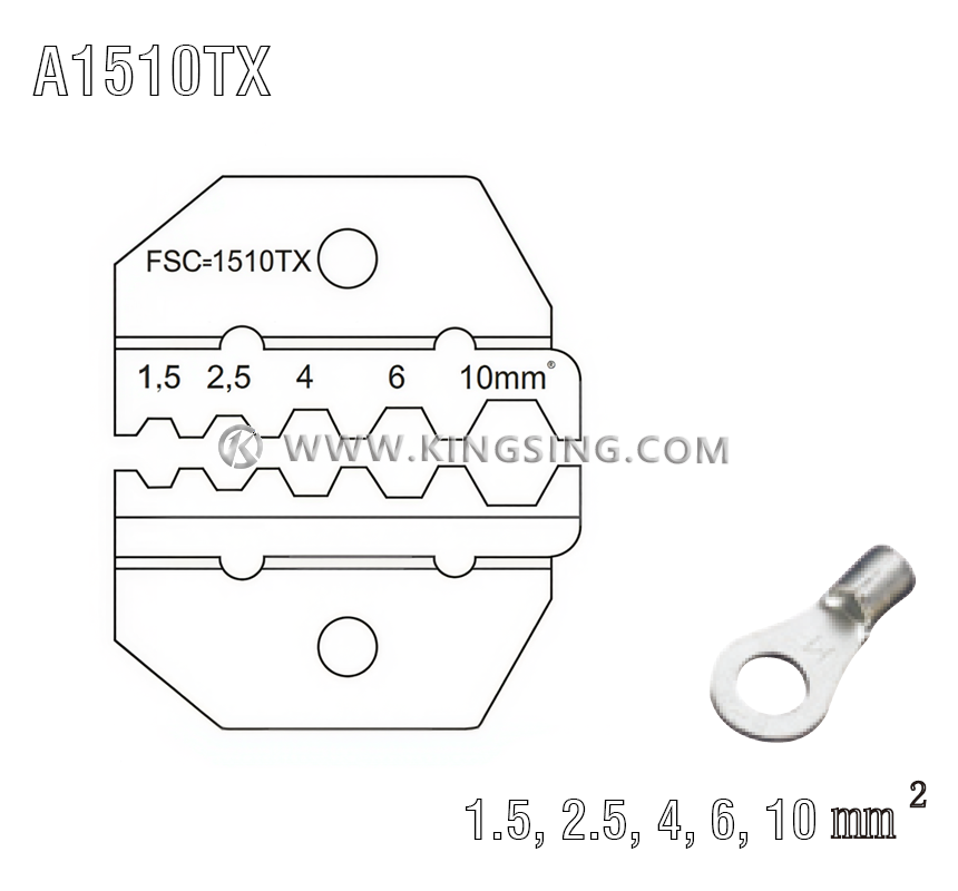 terminal crimping die