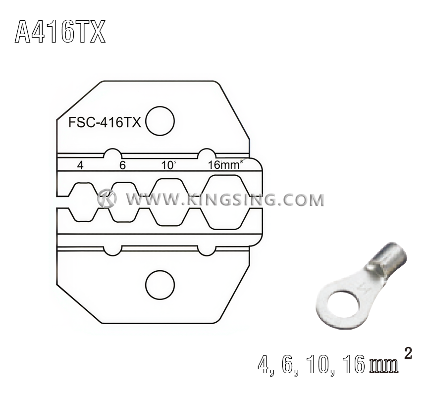 terminal crimping die