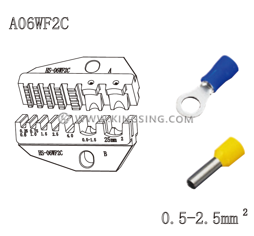 terminal crimping die
