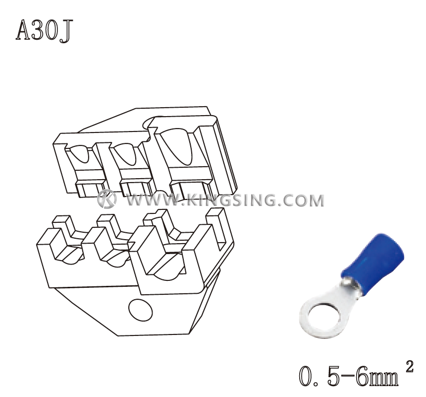 terminal crimping die