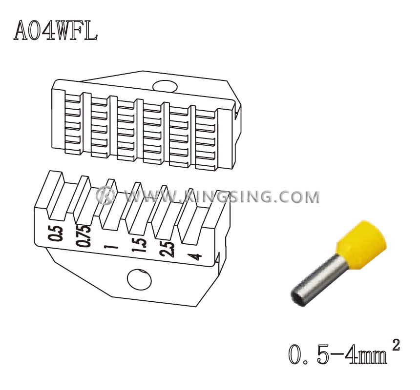 terminal crimping die
