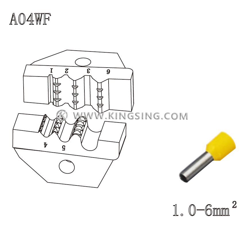terminal crimping die