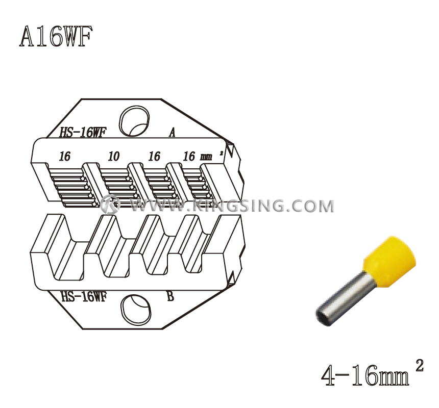 terminal crimping die