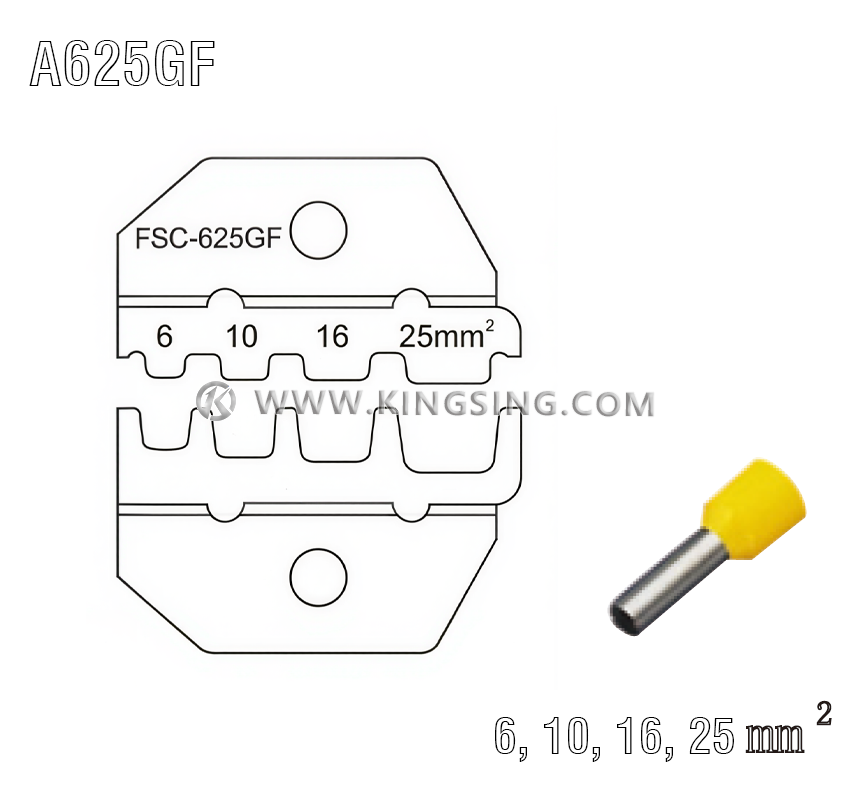 terminal crimping die