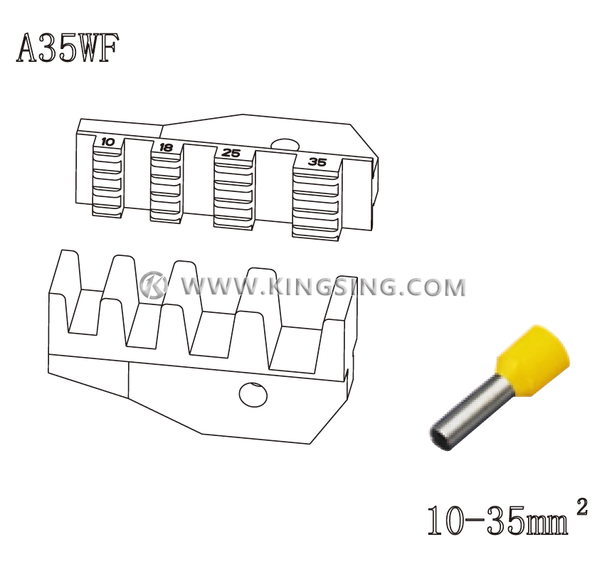 terminal crimping die