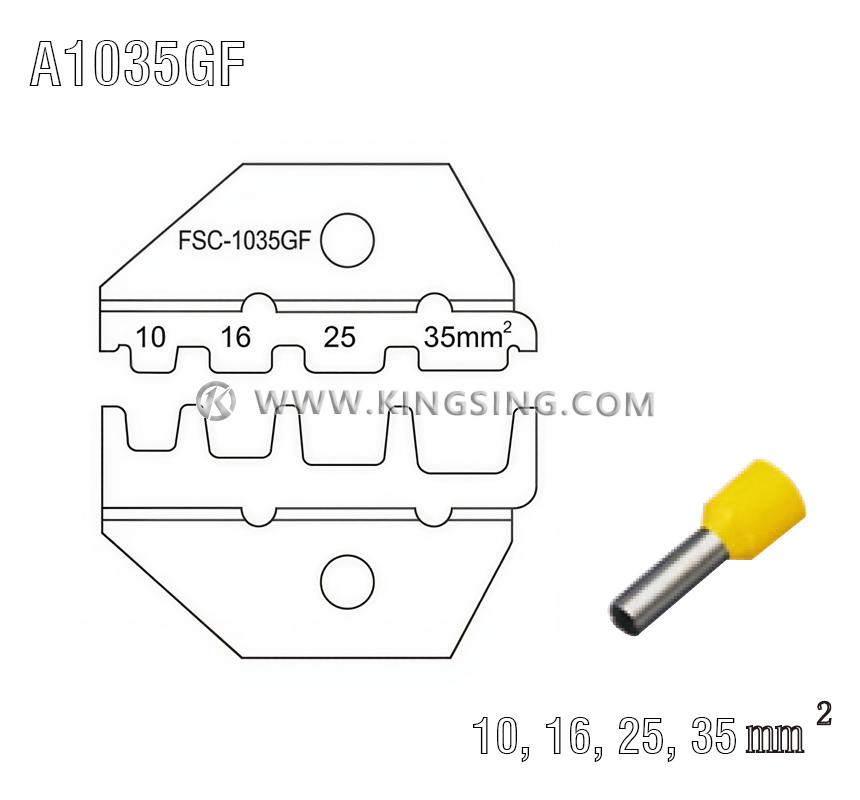 terminal crimping die
