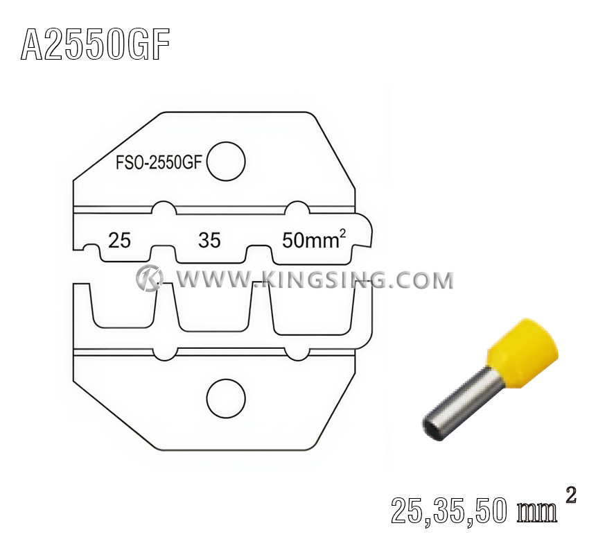 terminal crimping die
