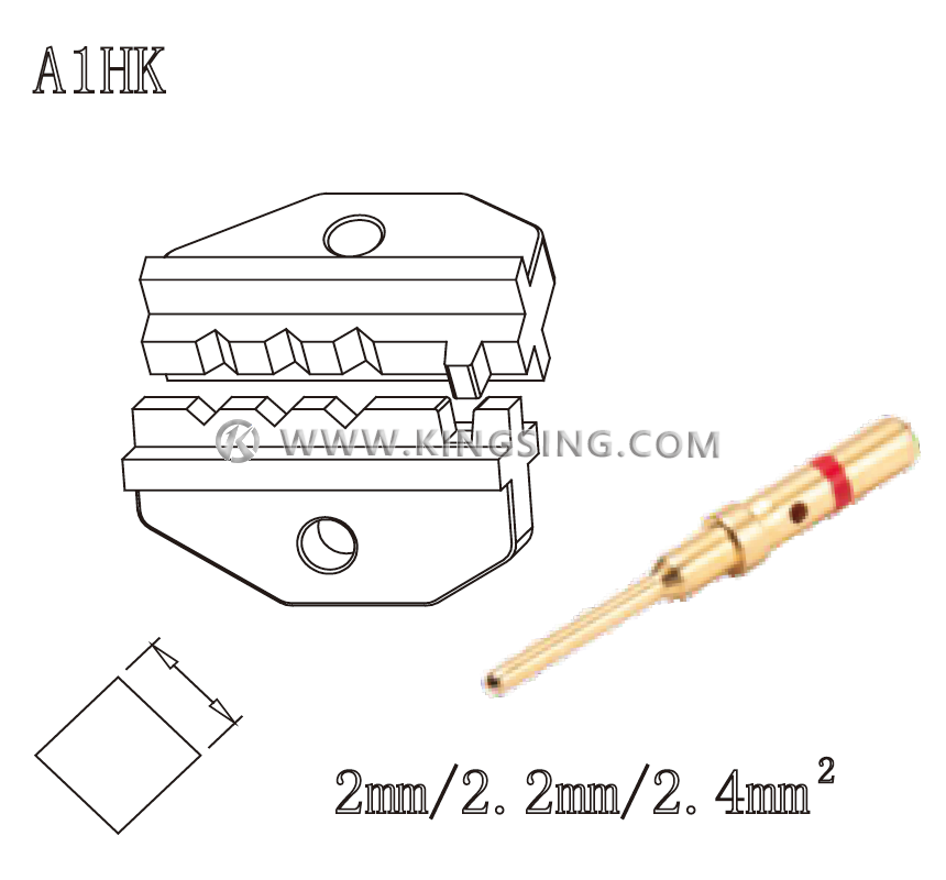 terminal crimping die