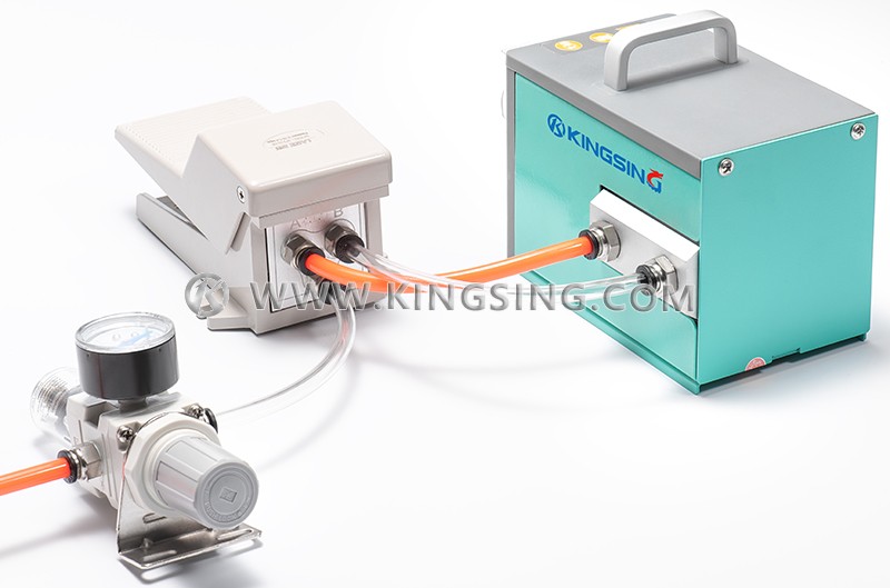 pneumatic terminal crimper