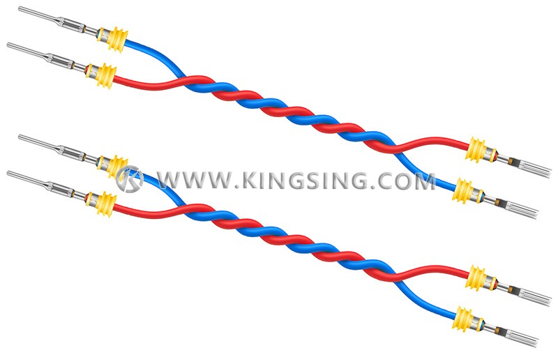 seal crimping and pair twisting seal crimping and pair twisting