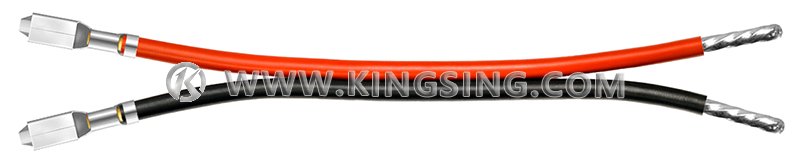 parallel twin wire tinning and crimping