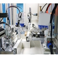 Automatic Coaxial Double Head Crimping Machine (short wire type)