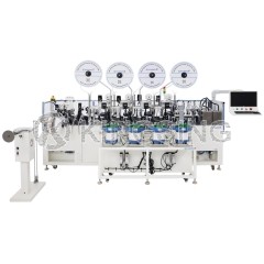 Automatic Wire Crimping & Tube-Marking Inserting Machine