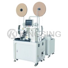 Automatic Ribbon Cable Stripping and Crimping Machine