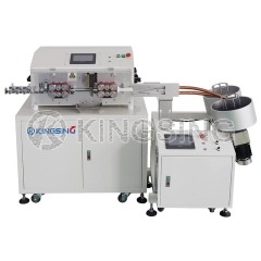 Electric Wire Stripping Machine With Coiling System