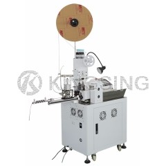 Parallel Twin Wire Stripping Crimping and Tin Soldering Machine