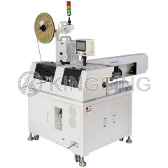 Flat Ribbon Cable Stripping Crimping and Tin Soldering Machine