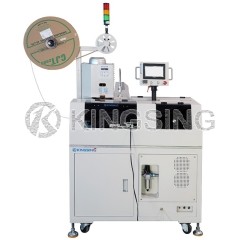 Flat Ribbon Cable Stripping Crimping and Tin Soldering Machine