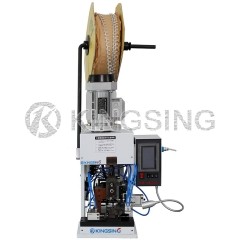Wire Stripping and Flag Terminal Crimping Machine