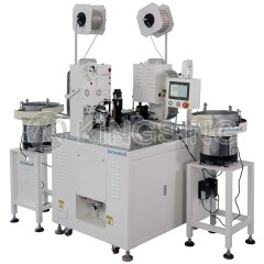 Automatic Wire Crimping and Insulated Sleeve Insertion Machine