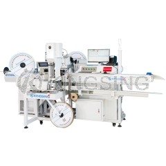 Automatic Two-sided Shrink Tube Marking Inserting & Terminal Crimping Machine