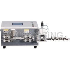 Ribbon Cable Cutting and Stripping Machine with Slitting Function
