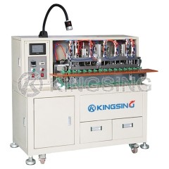 Multi-core Sheath Wire Stripping, Twisting and Tinning Machine