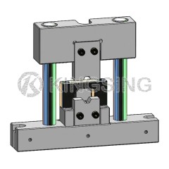 Guide column -type cold pressure terminal pressure connection mold