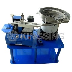 Fully automatic loose capacitor foot repair machine