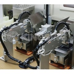 Automatic Coaxial Cable Crimping and Soldering Machine (double tin furnace type)
