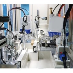 Automatic Coaxial Double Head Crimping Machine (short wire type)