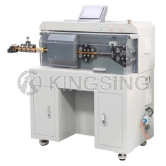 Rotary Blade Coax Cutting and Stripping Machine