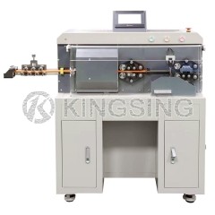 Rotary Blade Coax Cutting and Stripping Machine