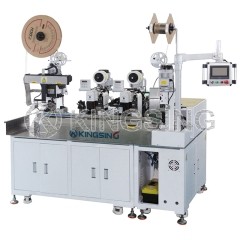 Automatic Double-head Splicing and Single-head Casing Copper Tape Machine