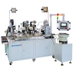Automatic Sleeve and Sheath Double-headed Copper Tape Splicing Terminal Machine