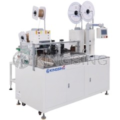 Bonded Parallel Wire Stripping Crimping and Sleeve Inserting Machine