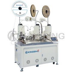 Three Ends Double Wire Combined Crimping Machine