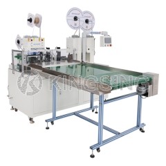 Bonded Parallel Wire Stripping Crimping and Sleeve Inserting Machine