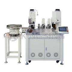Automatic Thermal Protector Crimping Machine
