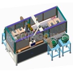 Automatic Bulk Terminal Crimping & Shrink Tube Insertion Machine