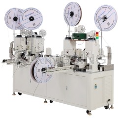 Fully Automatic One-to-many Combination Crimping And Inserting Heat Shrinkable Tube Machine