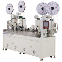 Fully Automatic One-to-many Combination Crimping And Inserting Heat Shrinkable Tube Machine