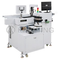 Automatic Wire Tinning and IDC Connector Crimping Machine