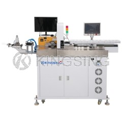 Automatic Wire Tinning and IDC Connector Crimping Machine