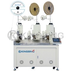 Double Wire Combined Crimping and Shrink Tube Insertion Machine